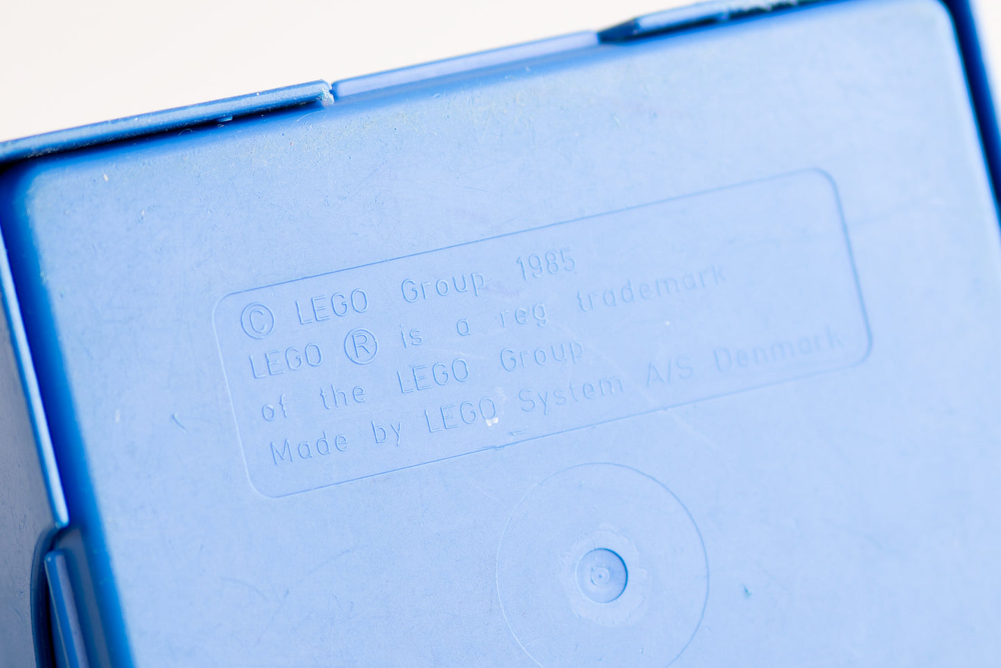 Modrý box LEGO Denmark