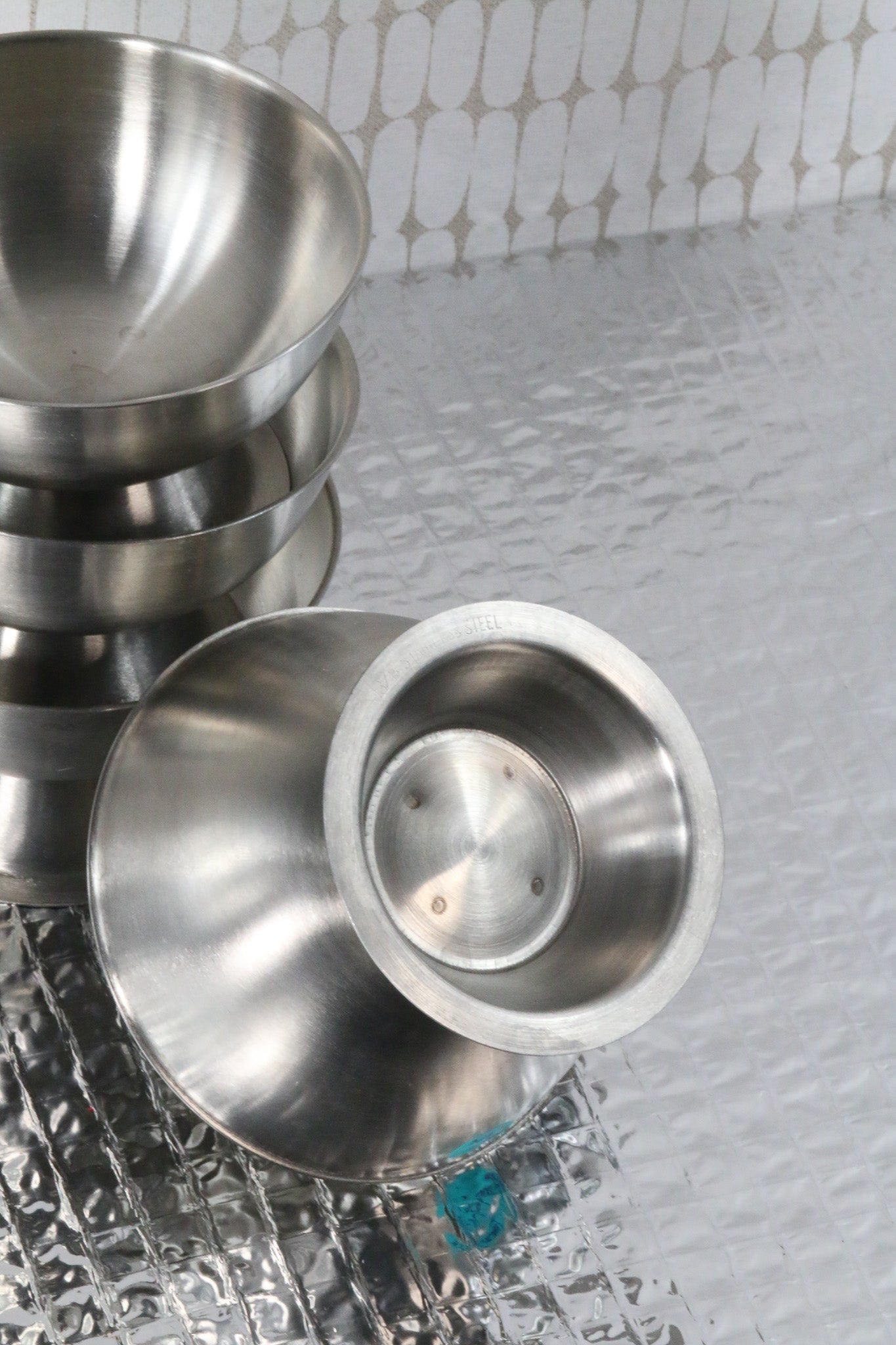 Nerezový pohár na zmrzlinu