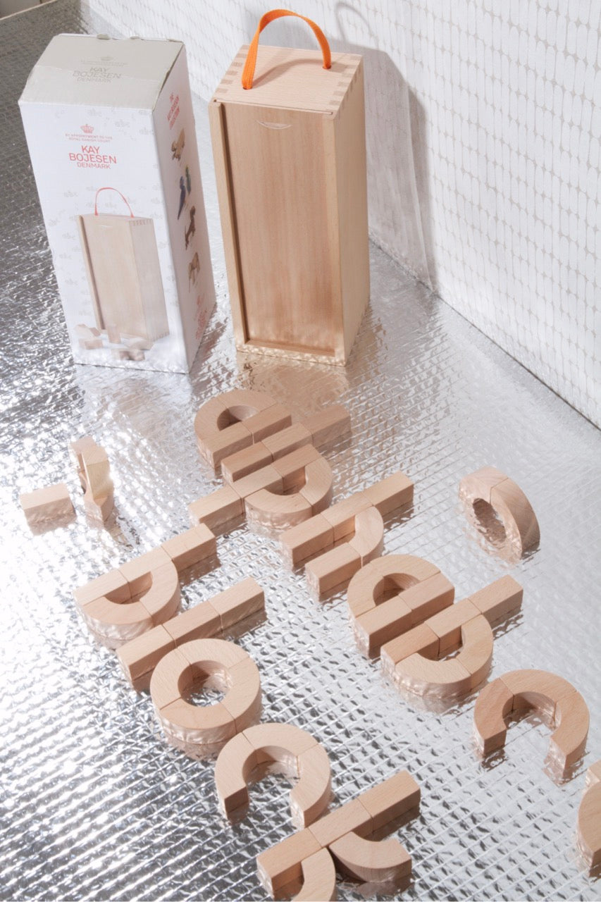 Dřevěná stavebnice Alphabet Kay Bojesen