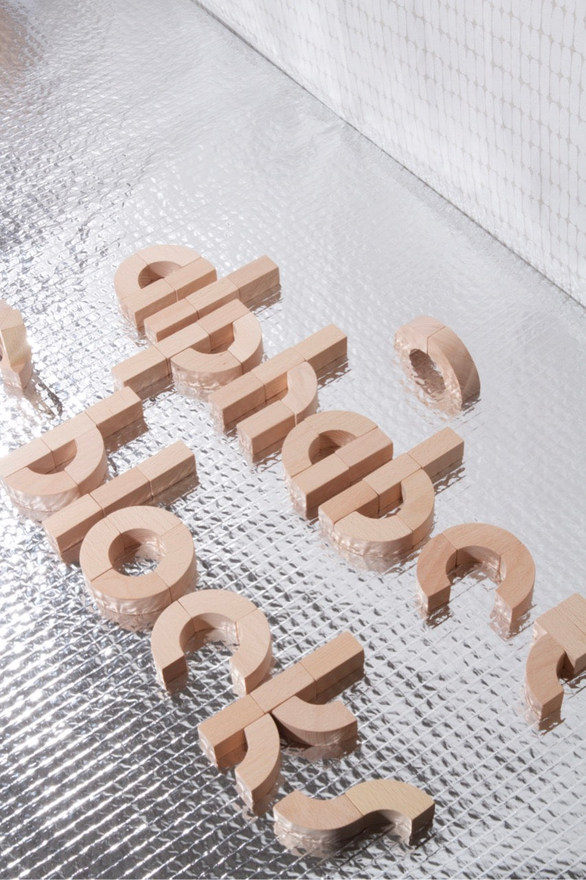 Dřevěná stavebnice Alphabet Kay Bojesen