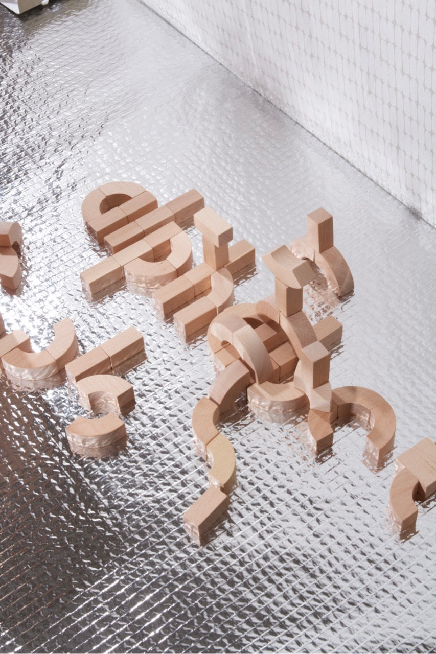 Dřevěná stavebnice Alphabet Kay Bojesen