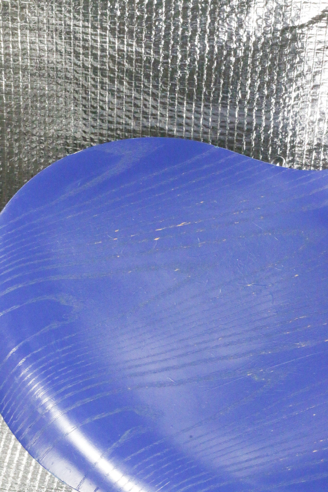 Modrá židle Arne Jacobsen series 7 by Fritz Hansen