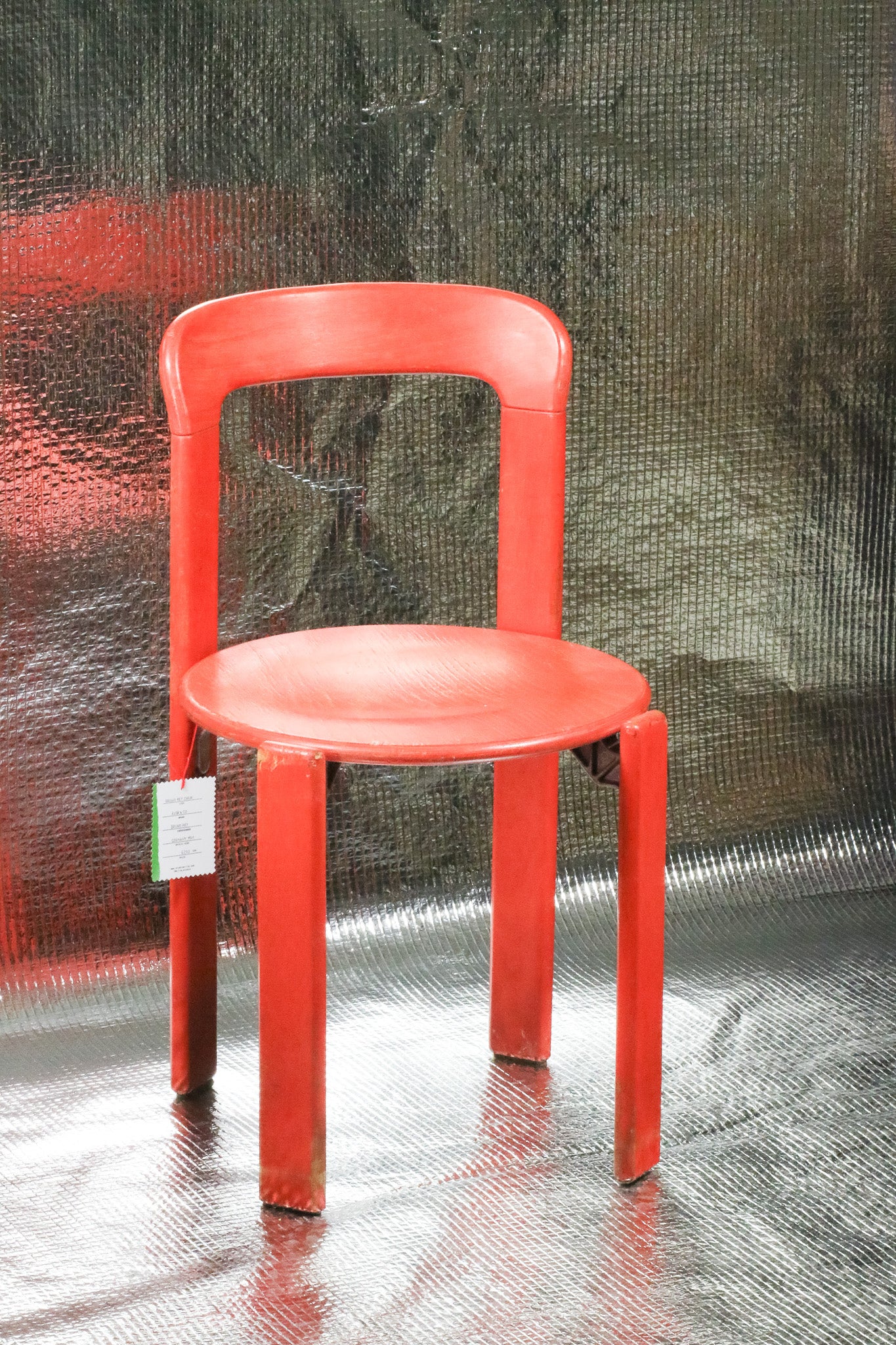 Červená židle Rey Kusch&Co by Bruno Rey