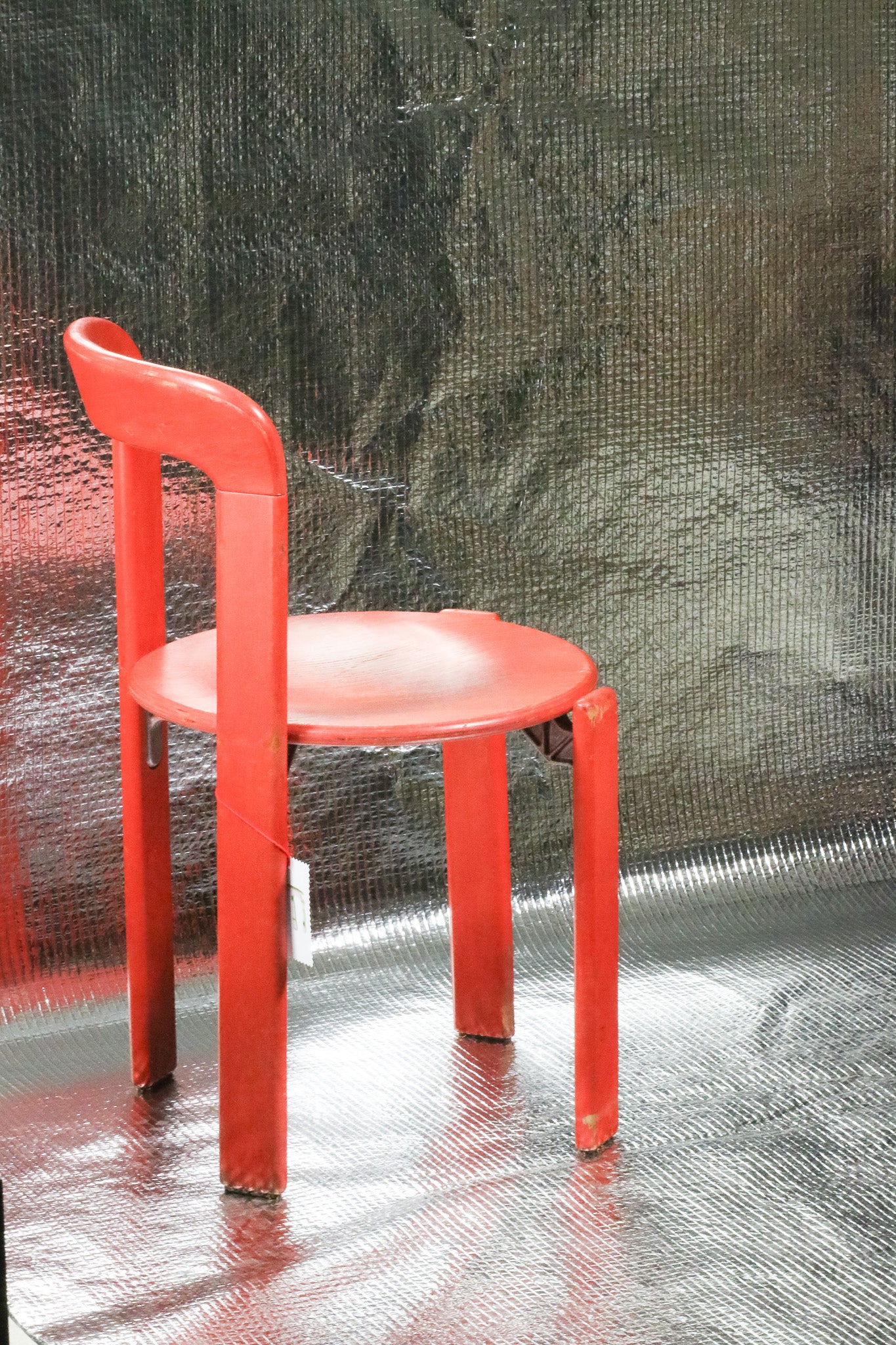 Červená židle Rey Kusch&Co by Bruno Rey