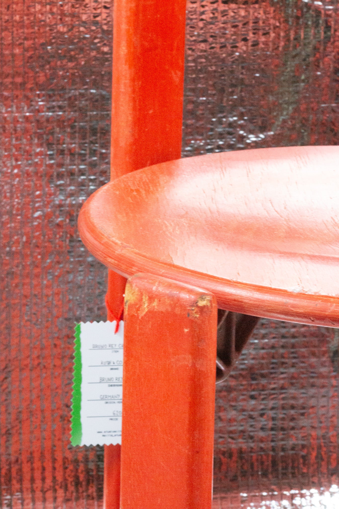 Červená židle Rey Kusch&Co by Bruno Rey