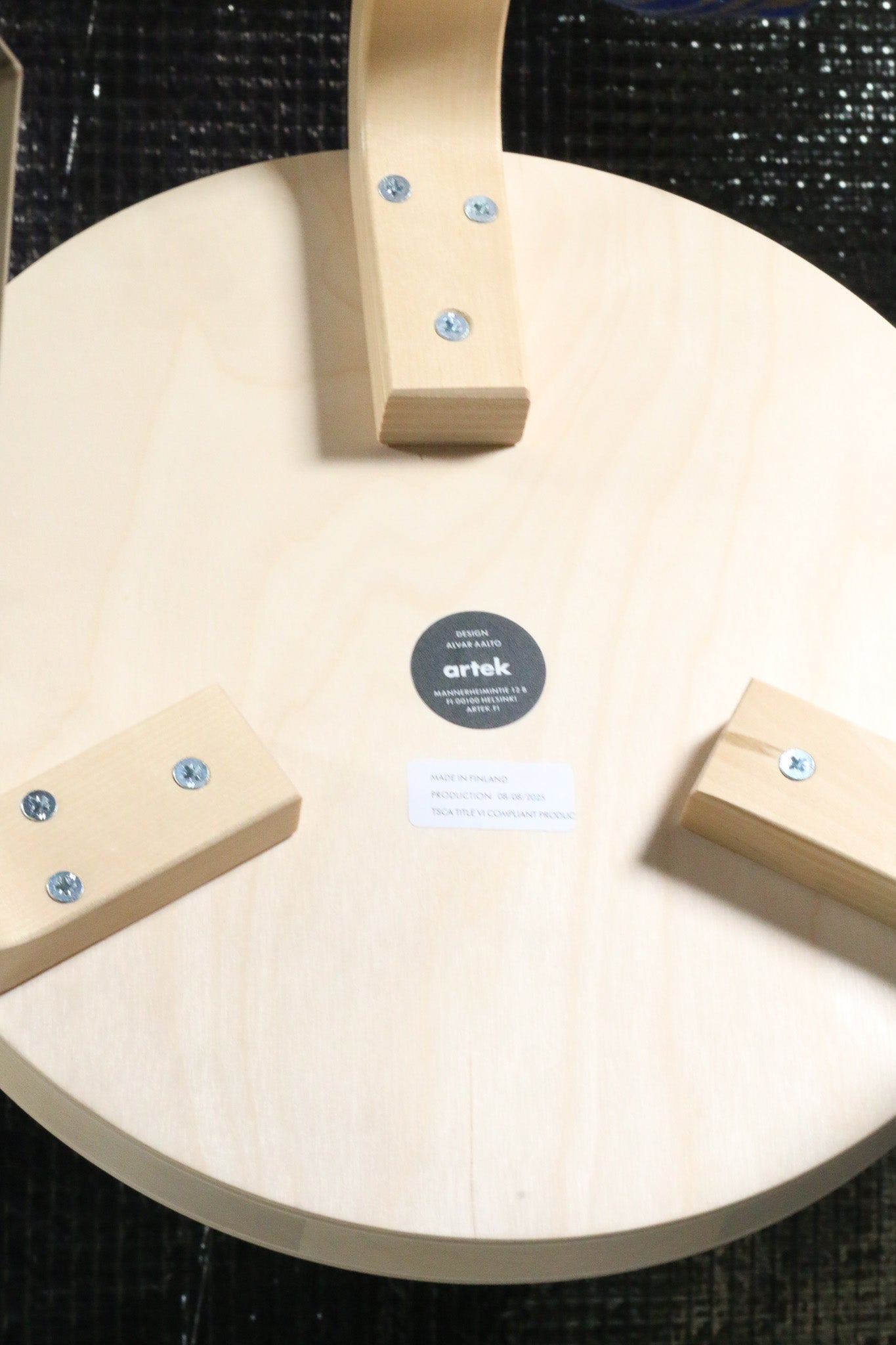 Artek Stool 60 Limited edition- Wild birch