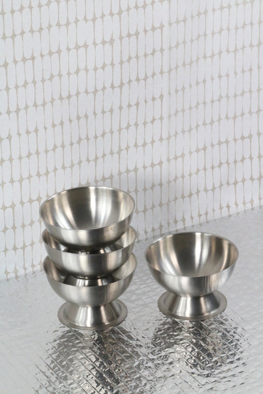 Nerezový pohár na zmrzlinu