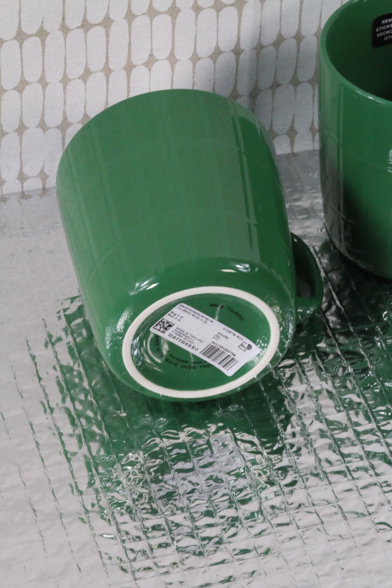 Zelený hrnek Marimekko 4 dcl