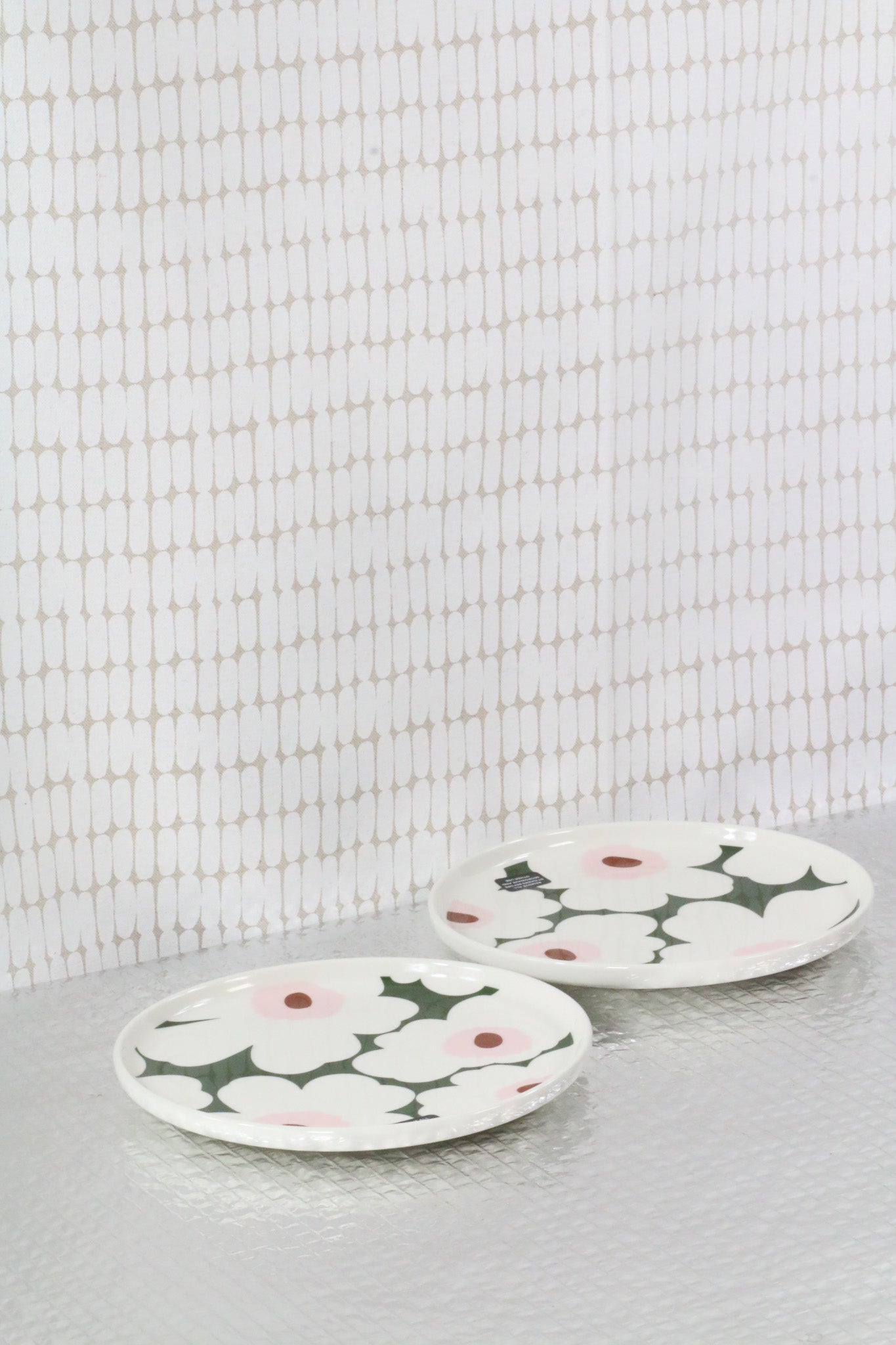 Zelený talíř Marimekko Unikko