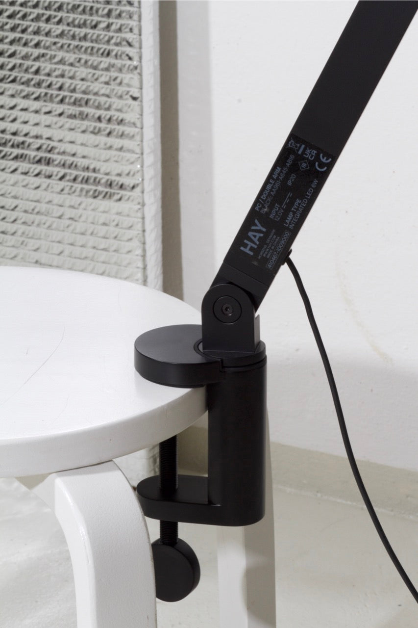 Černá lampa Hay PC Double Arm