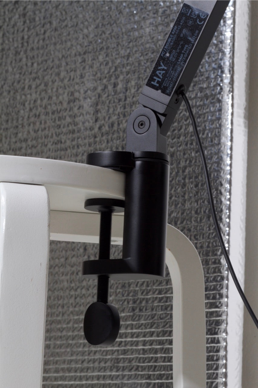 Černá lampa Hay PC Double Arm