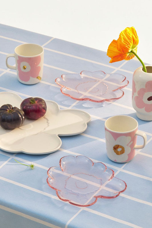 Skleněný servírovací talíř Marimekko Unikko